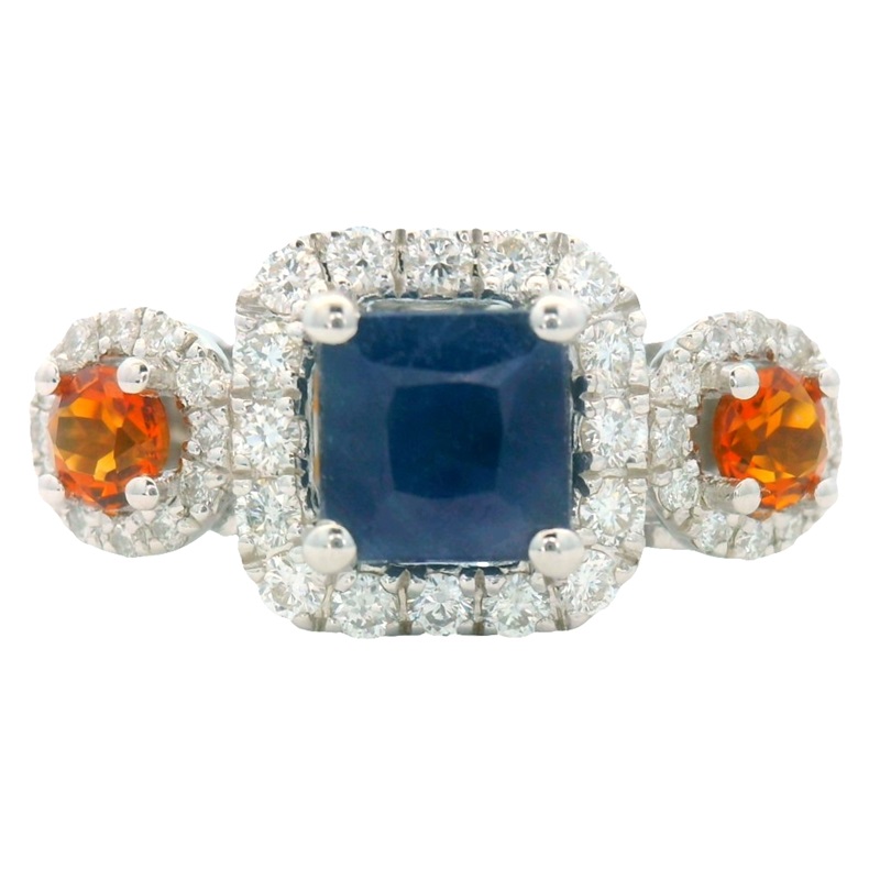 STERLING SILVER AUBURN TIGERS RING